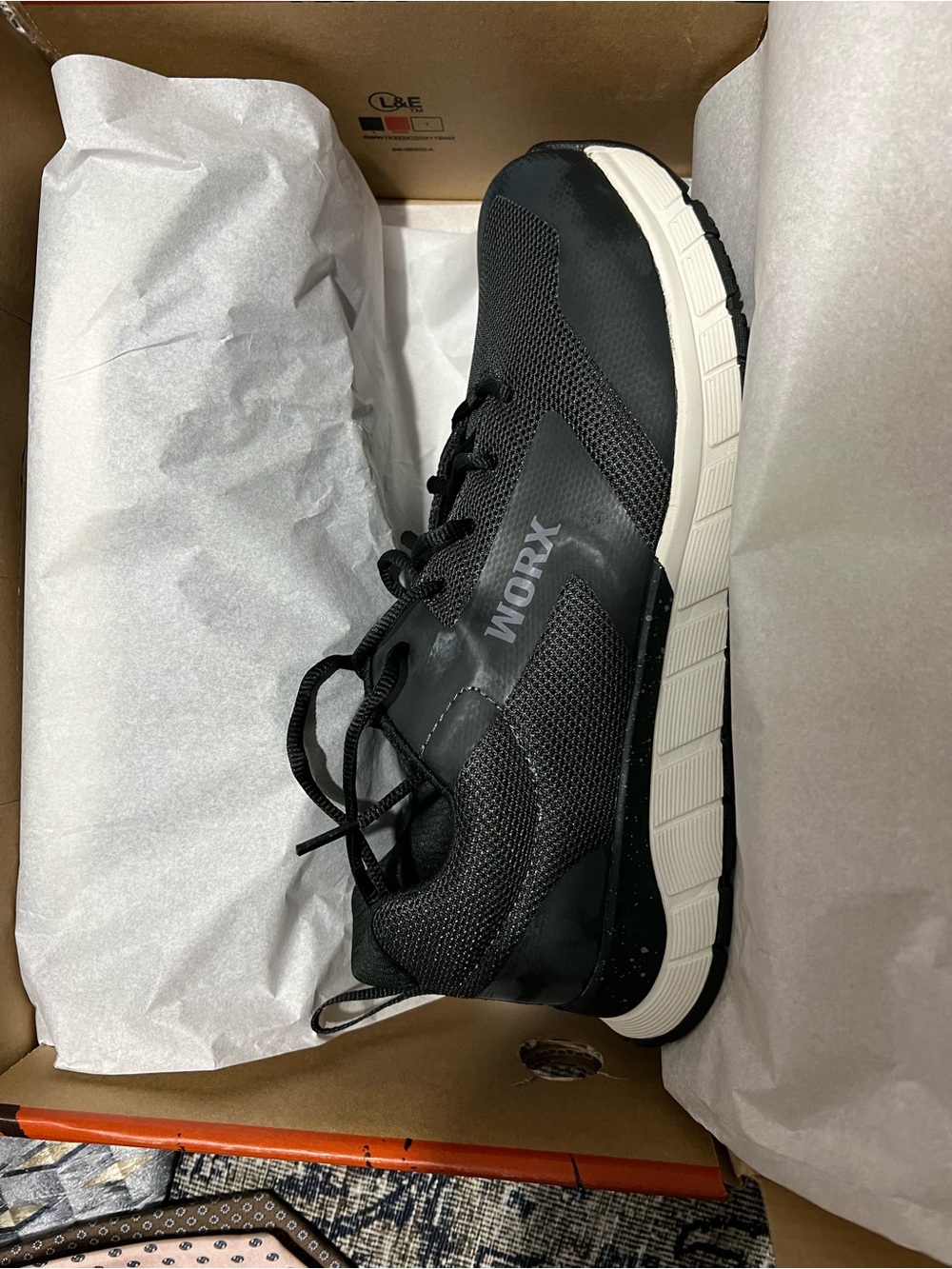 Worx Men’s 5048 Safety Athletic Steel Toe Sneaker Size 9